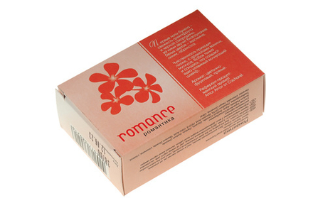 Мыло туалетное "Экстра" 100г Романтика Гост 28546-2002 в индивидуальной упаковке