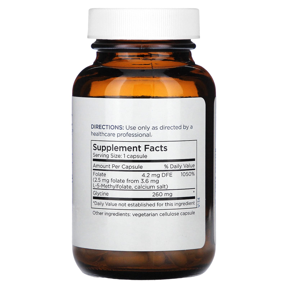 Metabolic Maintenance, L-метилфолат, 2,5 мг, 90 капсул