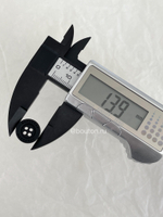 Пуговицы На Прокол БАРБ Черные матовые