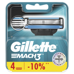 Сменные кассеты Gillette Mach3 4шт