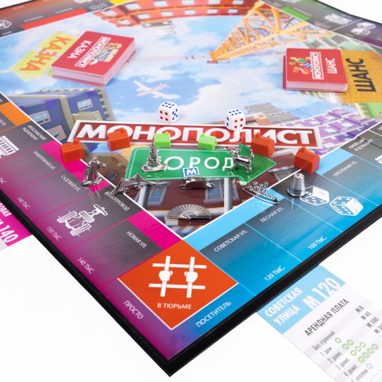Игра настольная "Монополист. Город"