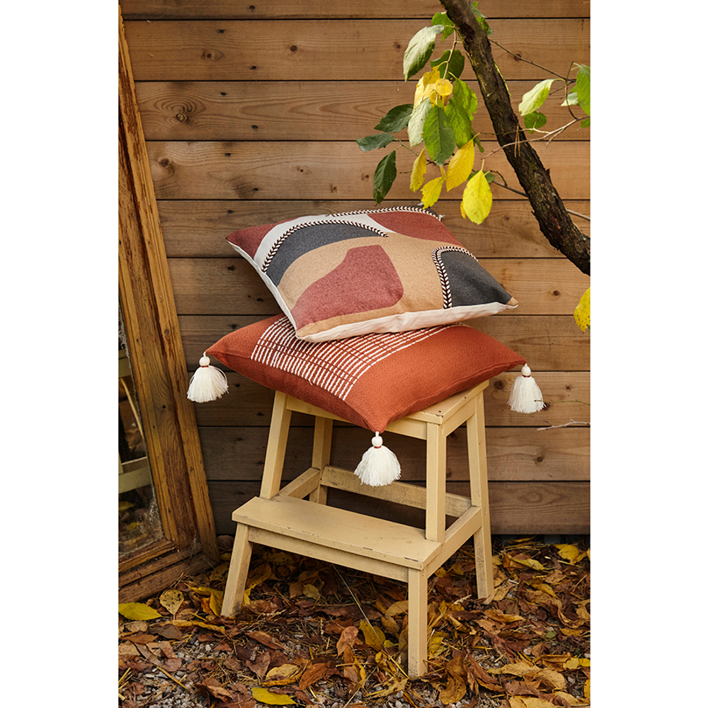 Подушка декоративная с фактурным рисунком braids из коллекции ethnic, 45х45 см