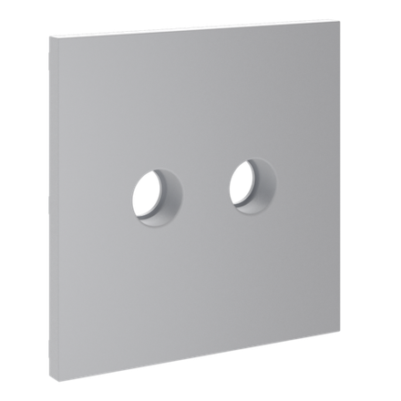 Накладка для розетки телевизионной оконечной TV+SAT, S70 (серый)