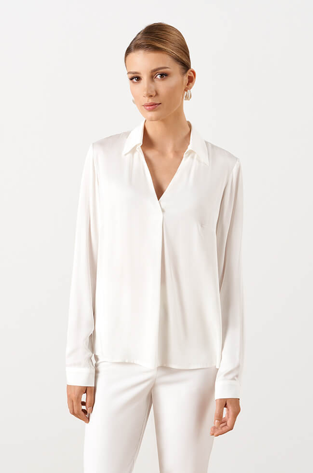 22984 Блузка женская (молочный)