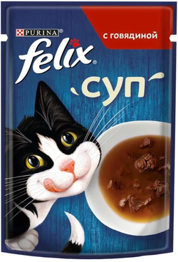 Felix Суп с Говядиной 48г.*36шт.