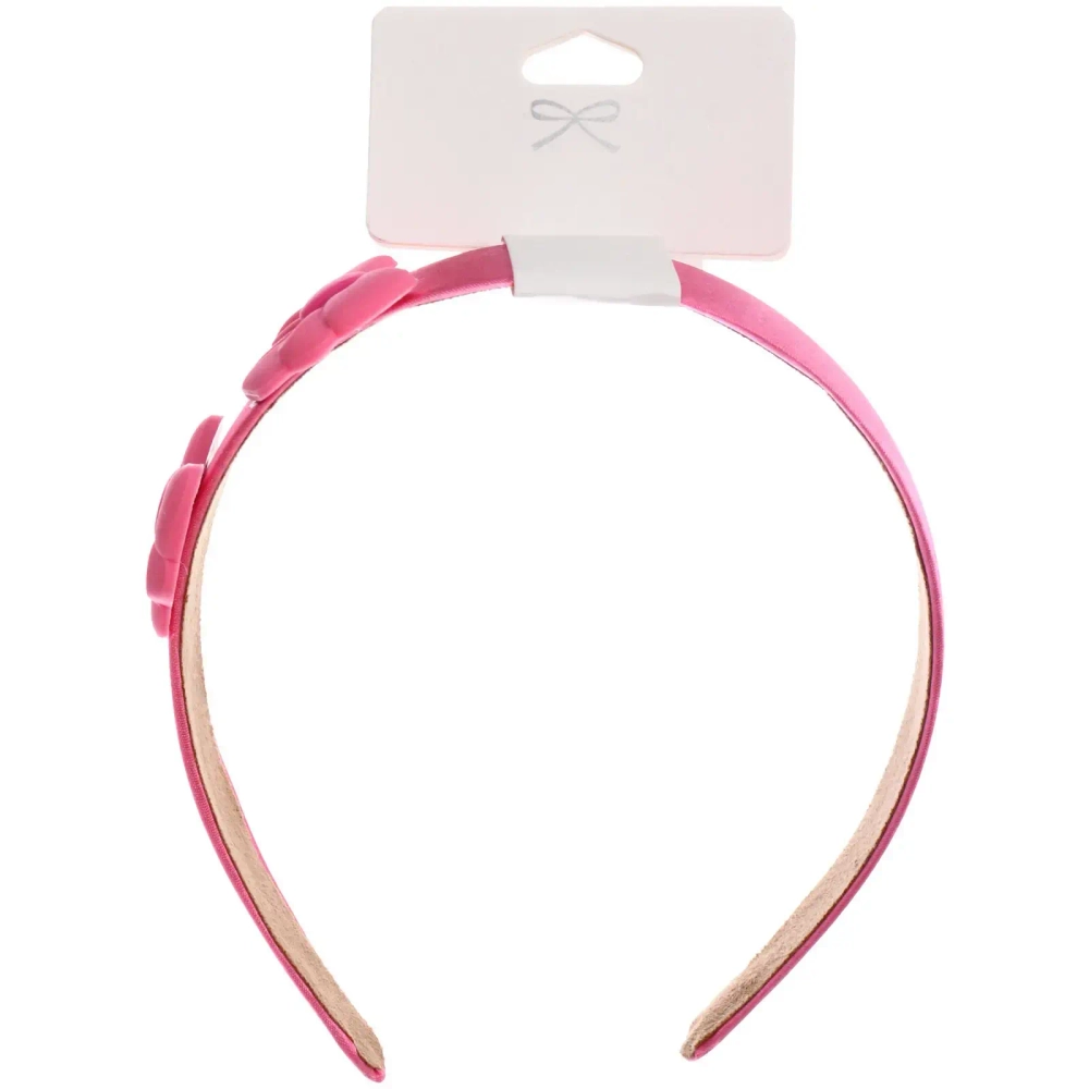 Ободок для волос детский «БАМБИ БУМ», бантики, цвет розовый, лавандовый и голубой, 3см