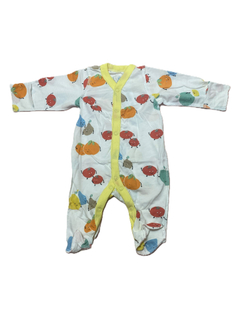 Комбинезон №3 из кулирки (100% хлопок) с антицарапками швы наружу на рост 56 см