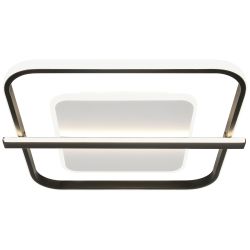 Светильник потолочный светодиодный ЭРА Модерн Franco CLL-1-107W 3K-6K RC BK с ДУ черный | Светильники SPB-6 с ДУ