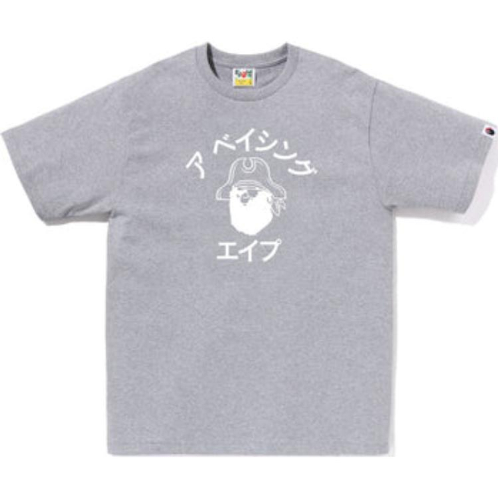 A Bathing Ape Katakana Pirate College Tee
