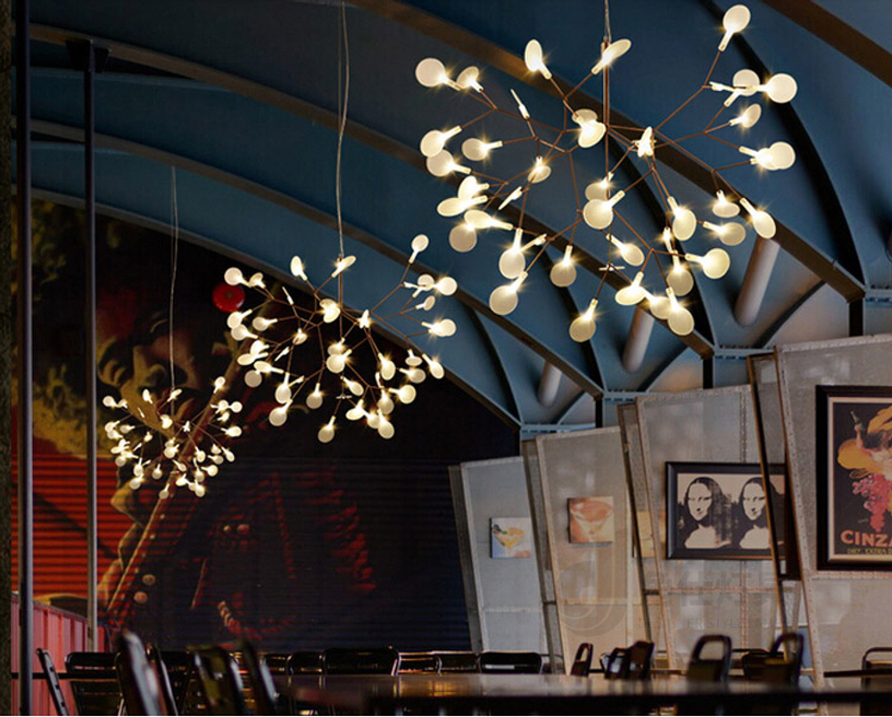 Pendant design lamp  Heracleum II by Moooi (Brass,  D50 cm)
