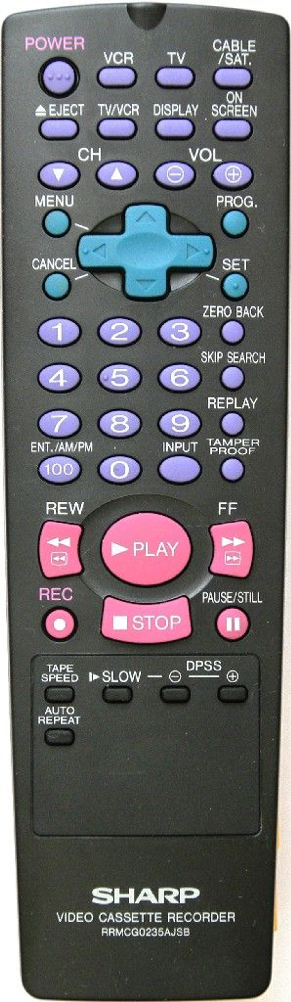 Пульт для SHARP RRMCG0235AJSB  original