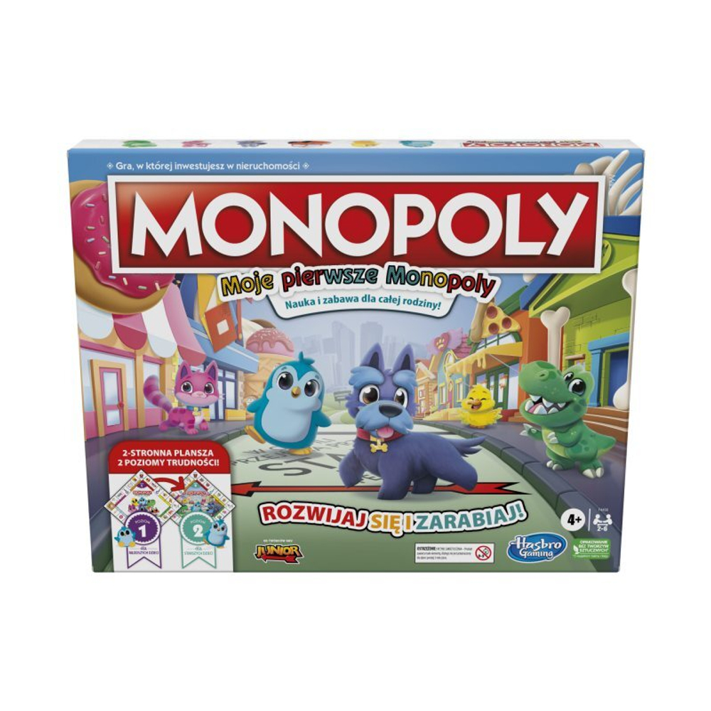 Hasbro - Игра Моя первая монополия, польская версия F4436