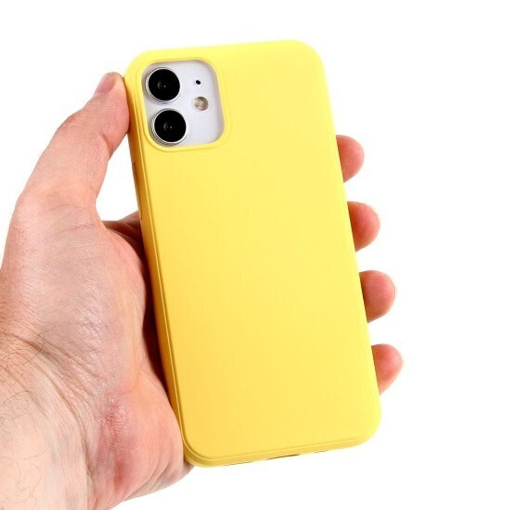 Панель Soft Touch для iPhone 12 Mini, 012065 Желтый