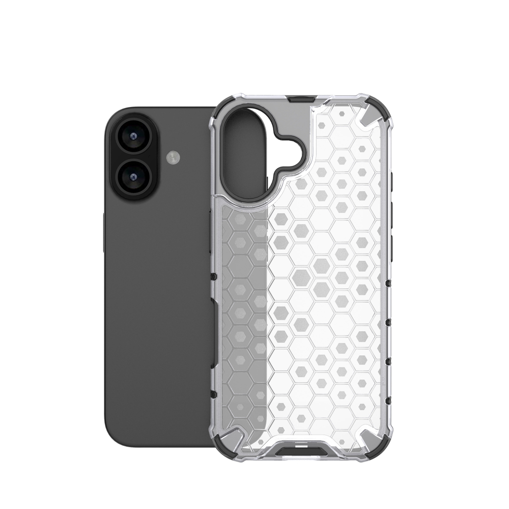 Прозрачный чехол Honeycomb Case для iPhone 17
