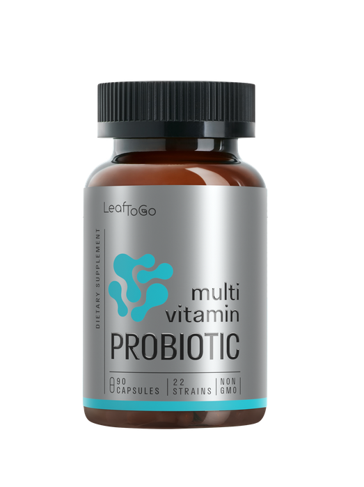 Пробиотик, Probiotic, Leaf To Go, 90 капсул