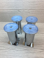 Ножки для мебели металлические высота 12 см 4 штуки