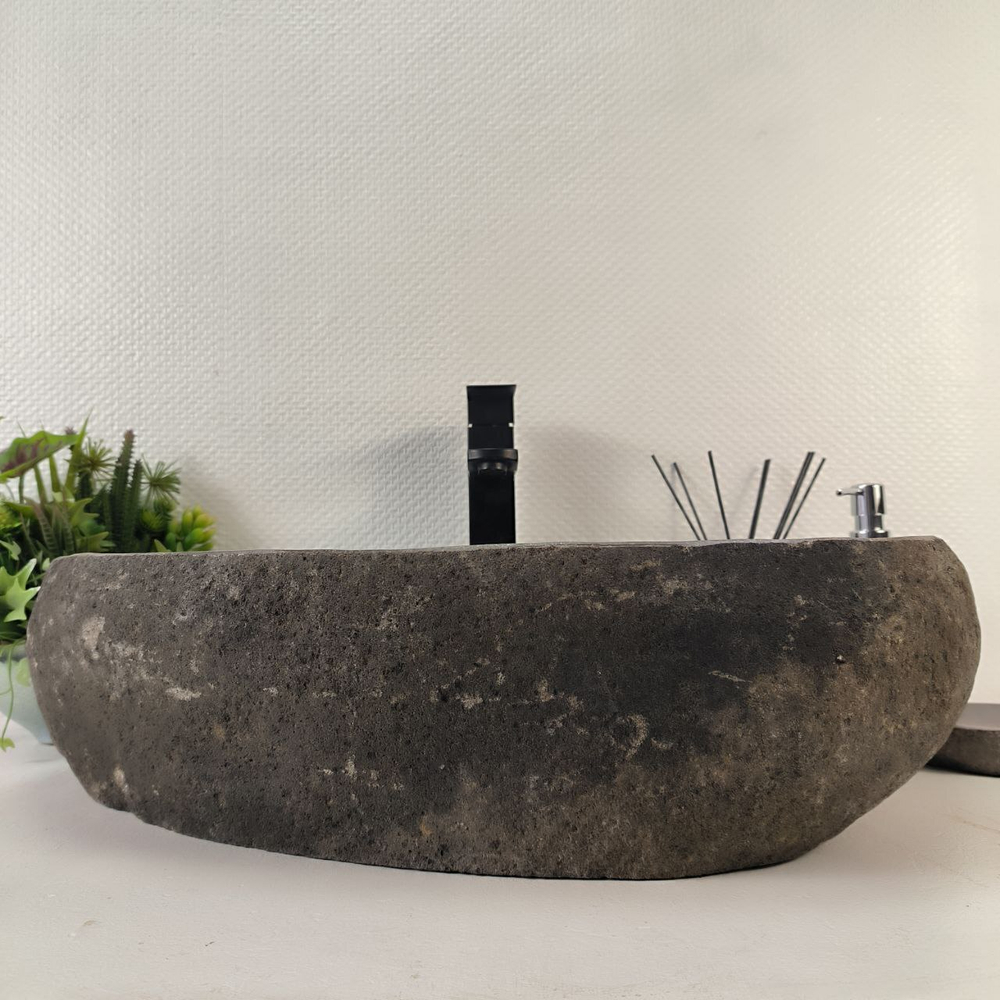 Раковина из речного камня RS-65249 57*42*16 0862