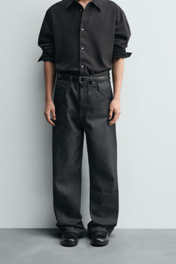 ZARA ДЖИНСЫ СВОБОДНОГО КРОЯ FLARE FIT, ИНДИГО