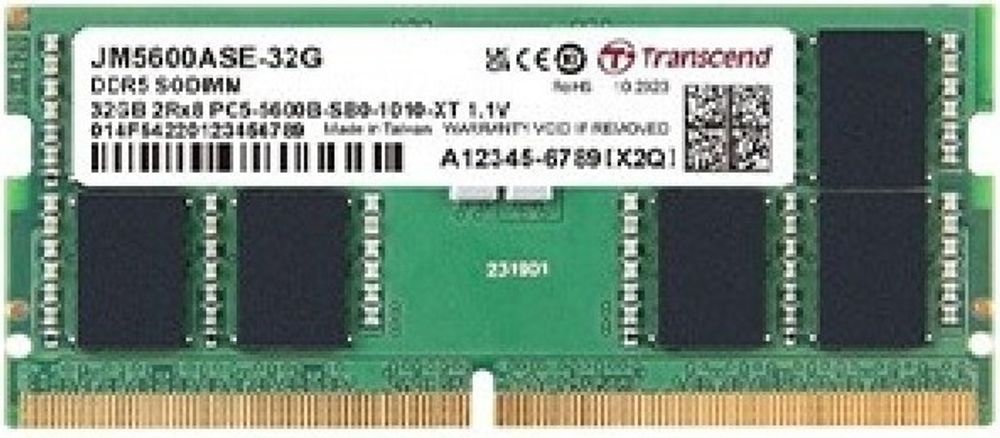 Оперативная память Transcend JM5600ASE-32G 32 Гб