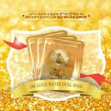 Маска для лица тканевая Elizavecca 24k Gold Water Dew Snail Mask Pack, 25 г