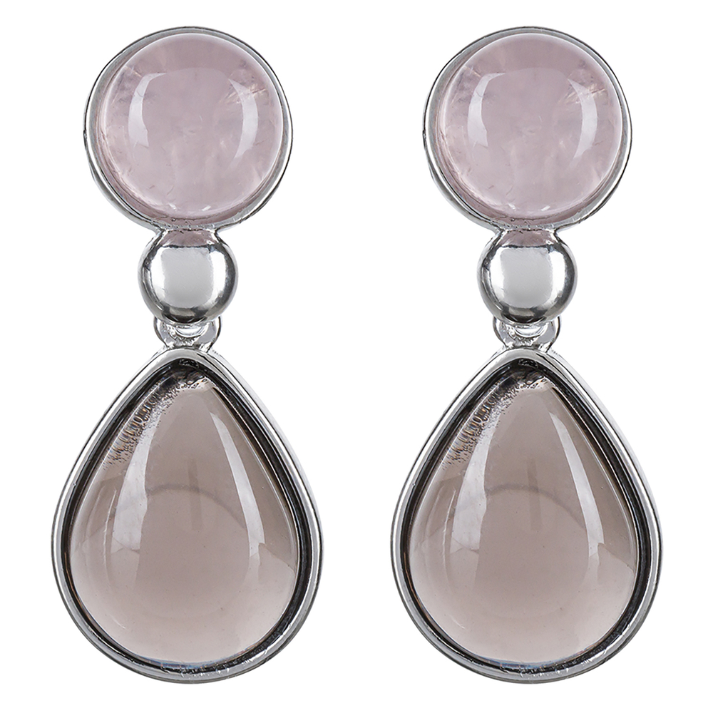 Серьги Possebon Q.Rose, Obs Fume A0738.7.11 S