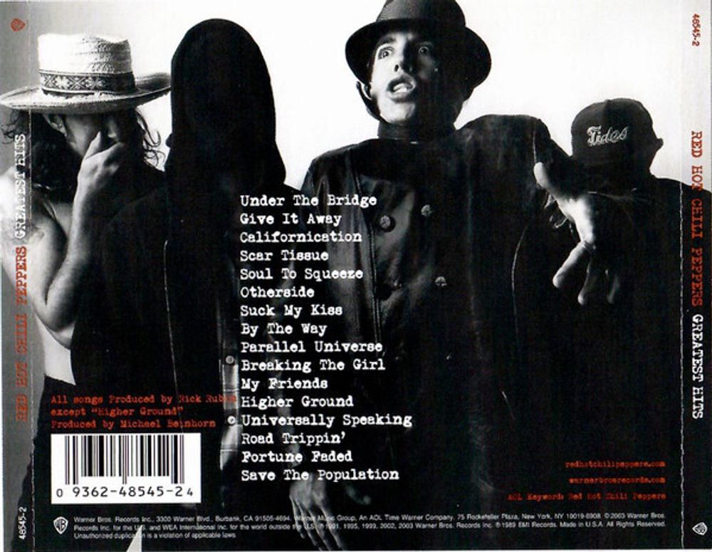 Red Hot Chili Peppers. Greatest Hits (CD)