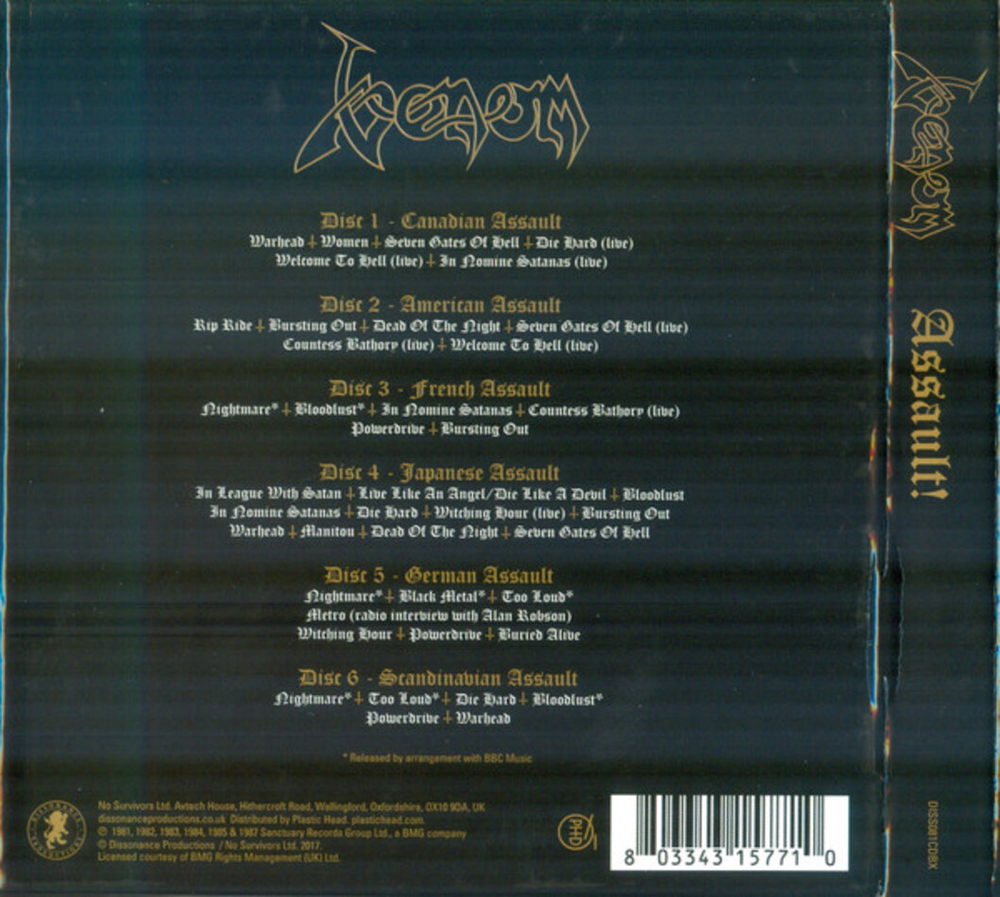 Venom / Assault! (6CD)