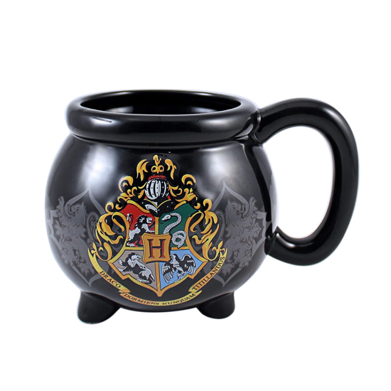 3D Кружка Гарри Поттер Волшебный котел с гербом Хогвартса, 570 мл