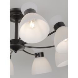 Люстра Rivoli Aemilia 9185-308 8хЕ27 60 Вт модерн | Лайт