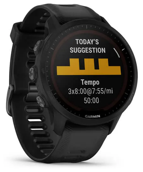 Умные часы Garmin Forerunner 955 Solar Wi-Fi, черный