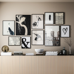 IKEA LOMVIKEN  (ИКЕА ЛОМВИКЕН)  -  Рамка, черная, 40x50 см