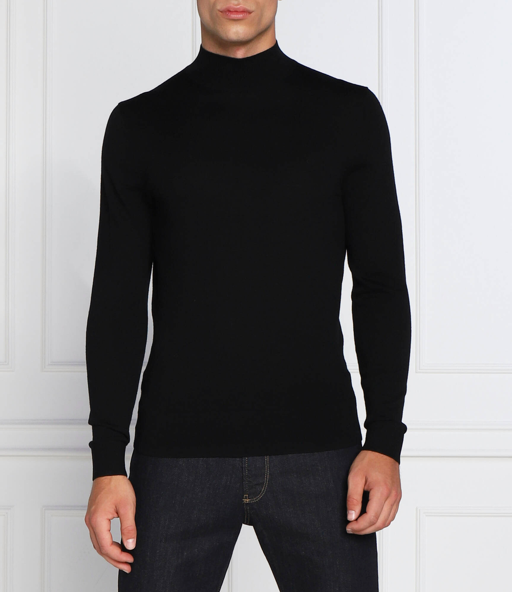 Хлопковый гольф Calvin Klein - черный(K10K110424)