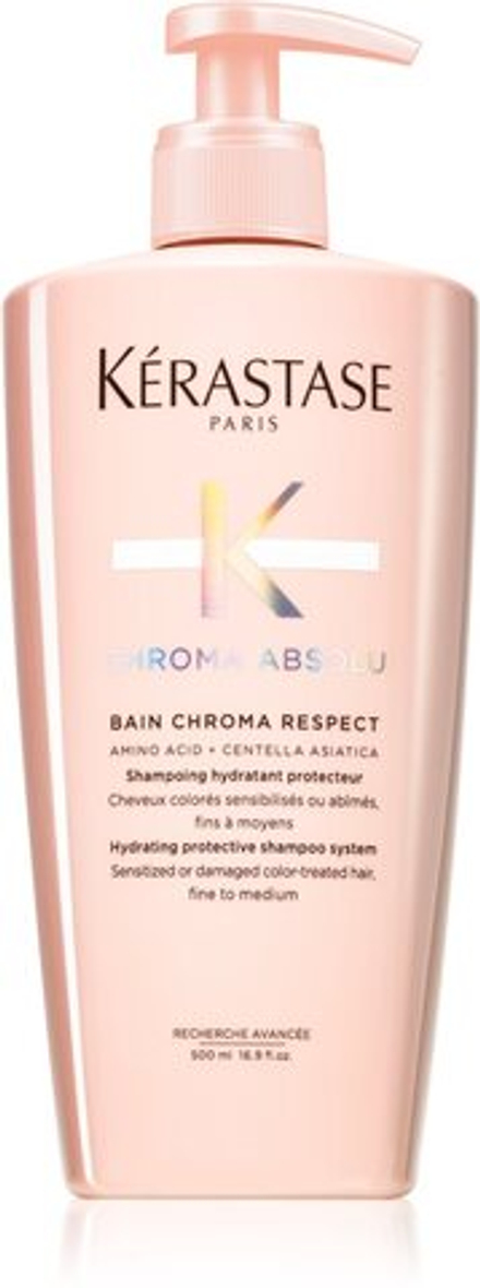Kerastase Chroma Absolu Bain Chroma Respect - увлажняющий шампунь для окрашенных волос /   500  ml  / GTIN 3474637090692