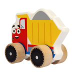 Каталка "Синий трактор Самосвал" 12см в коробка (Буратино)