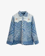 Куртка Soeurs с Белой Кокеткой синяя