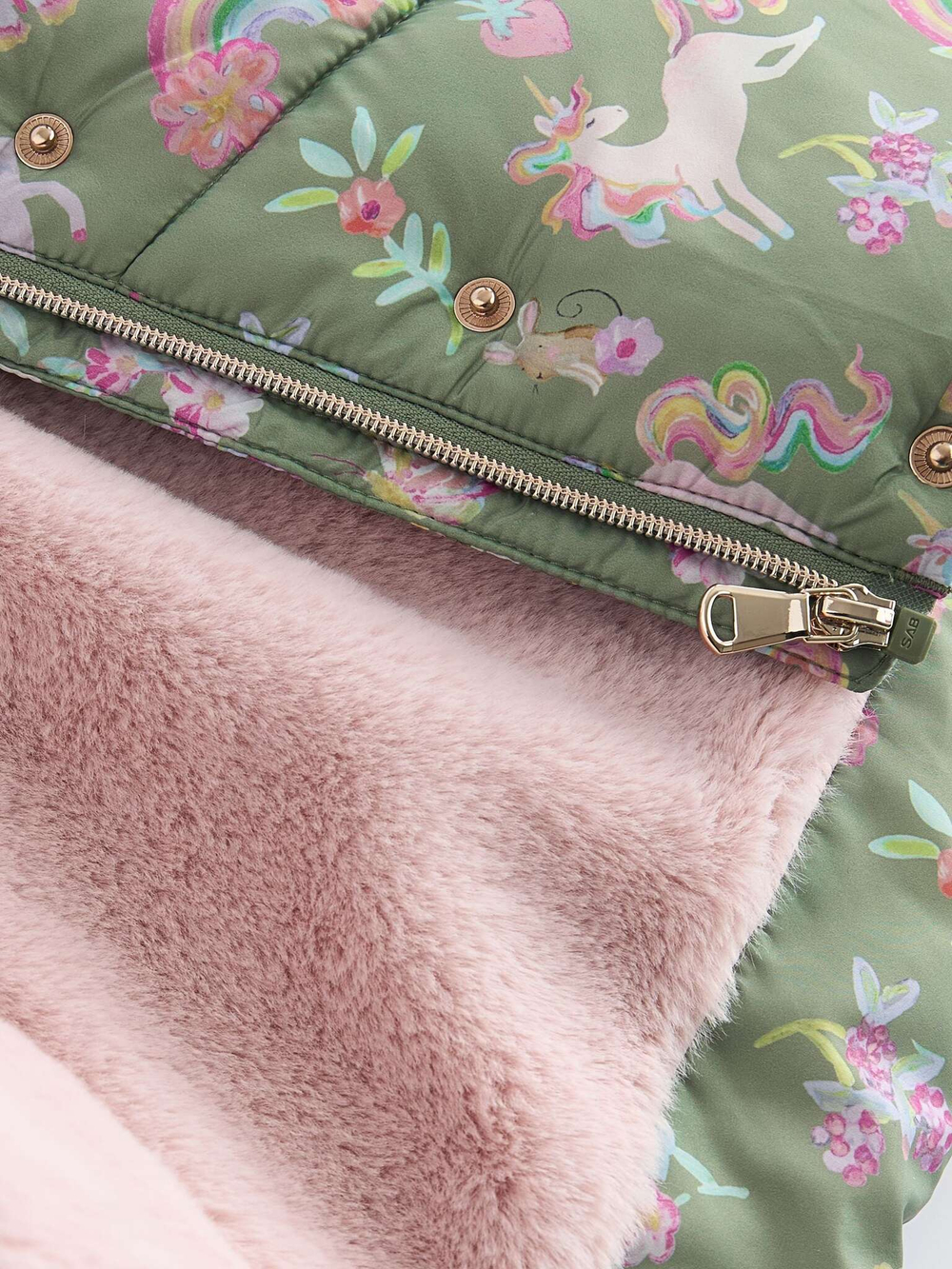 Куртка утепленная с капюшоном для девочки Next Q81-821, Хаки