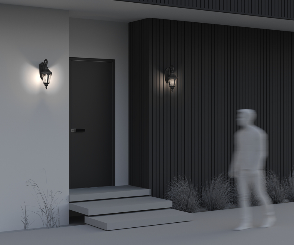 Уличный настенный светильник Outdoor O029WL-01BZ