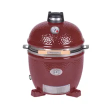 Керамический угольный гриль Monolith Junior Pro 2.0 Red, 33 см, красный