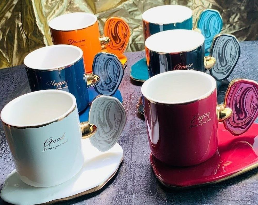 Lenardi 106-141 Кофейный набор 12пр. 150 мл в под.уп.(х8)Фарфор