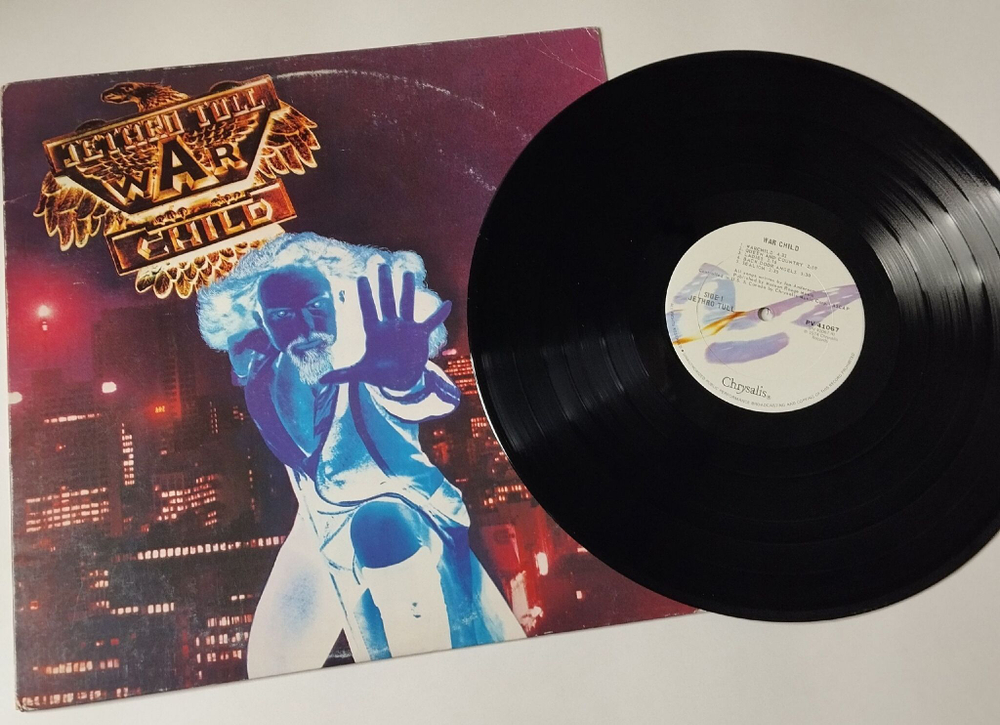 Винтажная виниловая пластинка LP Jethro Tull War Child (USA 1983) Queen And Country