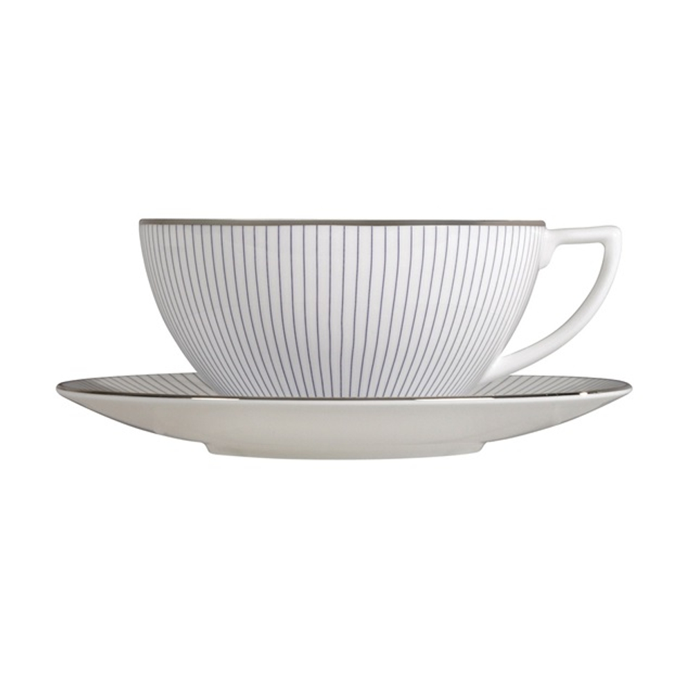 Wedgwood Кофейная чашка Jasper Conran Pin Stripe 180 мл с блюдцем 1058026