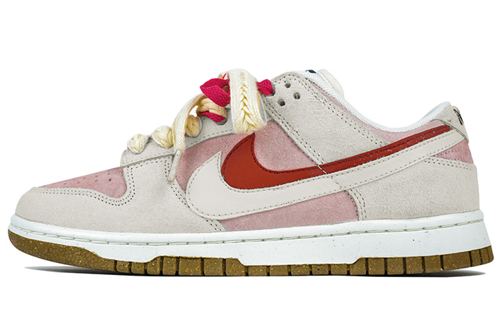 Nike Dunk Se K999 Slip Resistant, Abrasion Resistant, Lightweight Low top Skateboard Shoes Women"s Gray White Pink