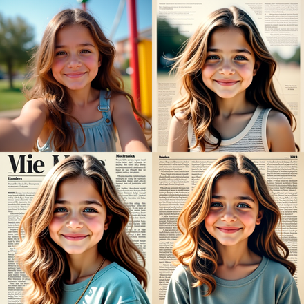 Аватарки в стиле Типографической печати 71С женские