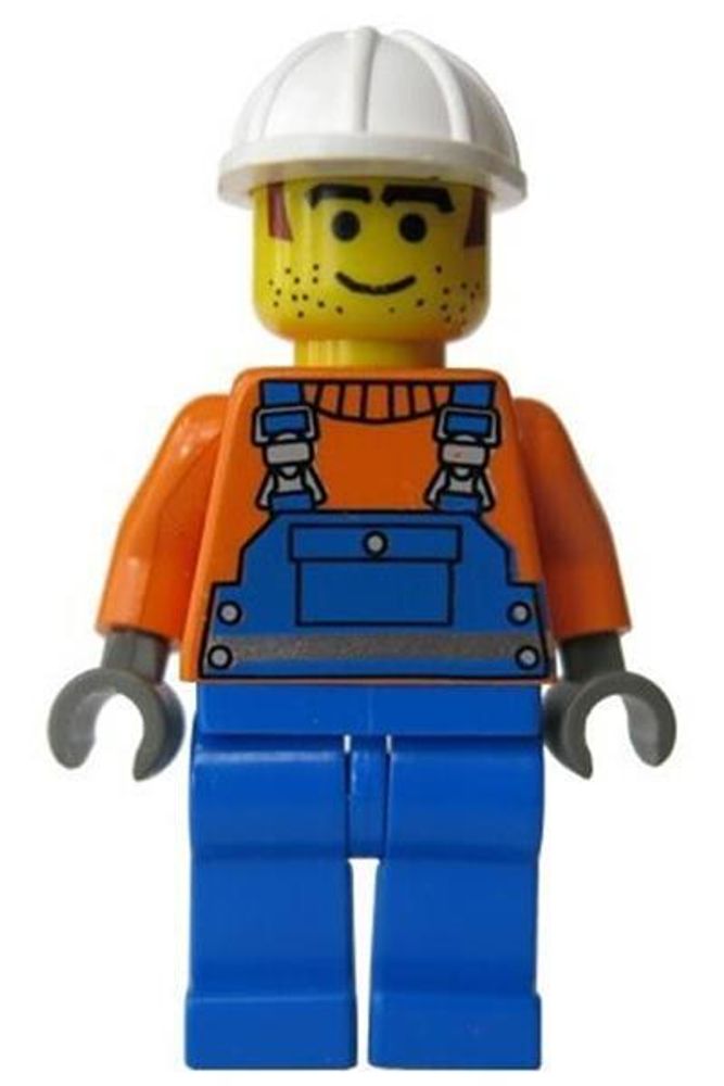 Минифигурка LEGO con002 Строитель в комбинезоне