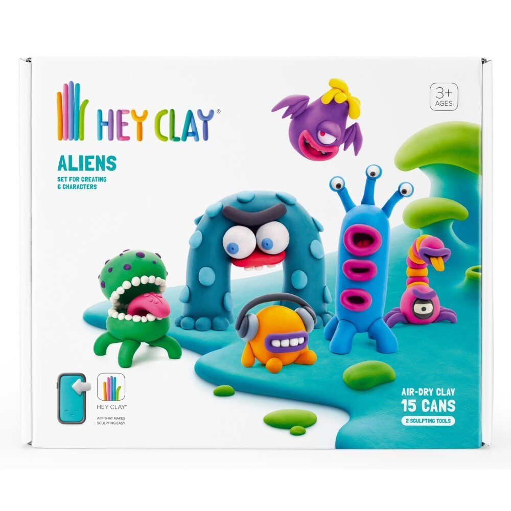 Hey Clay - Инопланетяне пластиковая масса + аксессуары HCL15019 / артикул   HCL15019  / GTIN 5904754607865