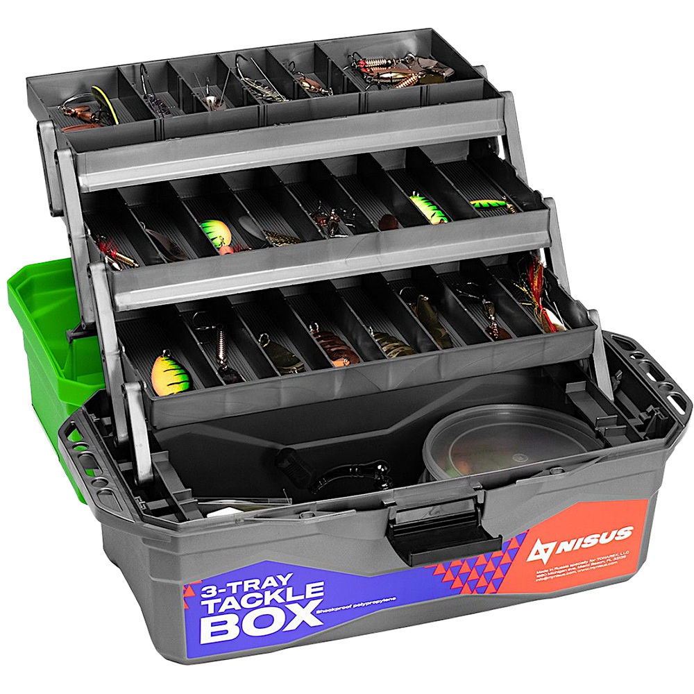 Ящик Nisus (Helios) Tracke Box 3-полочный 430x220x240мм N-TB-3 ( MB-BU ) -