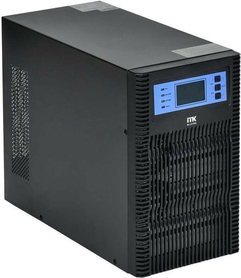 Источники бесперебойного питания (UPS, ИБП) ITK (группа IEK) Источник бесперебойного питания ELECTRA OT 3кВ.А/3кВт LCD 72В DC с АКБ 6х7А.ч ITK EOT-0003KVA-1-006
