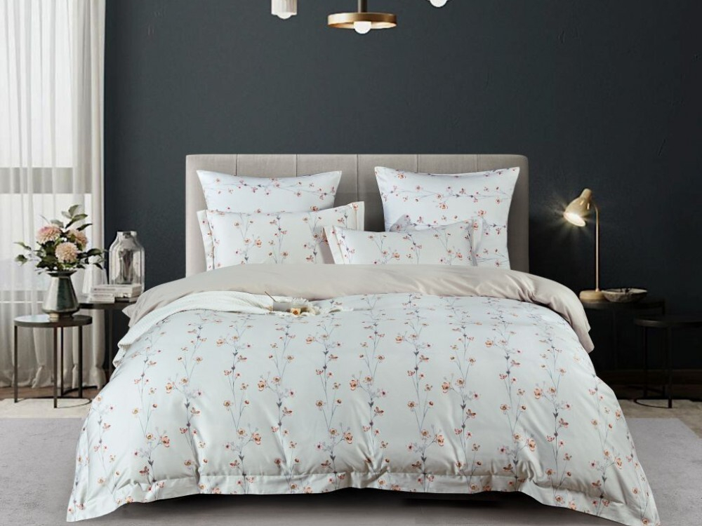 Постельное белье с одеялом 1.5 спальное Asabella Premium 2119-OSPS