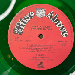 Винтажная виниловая пластинка LP Steel Mill Jewels Of The Forest (Green Eyed God Plus) (UK 2011) (Green Vinyl)