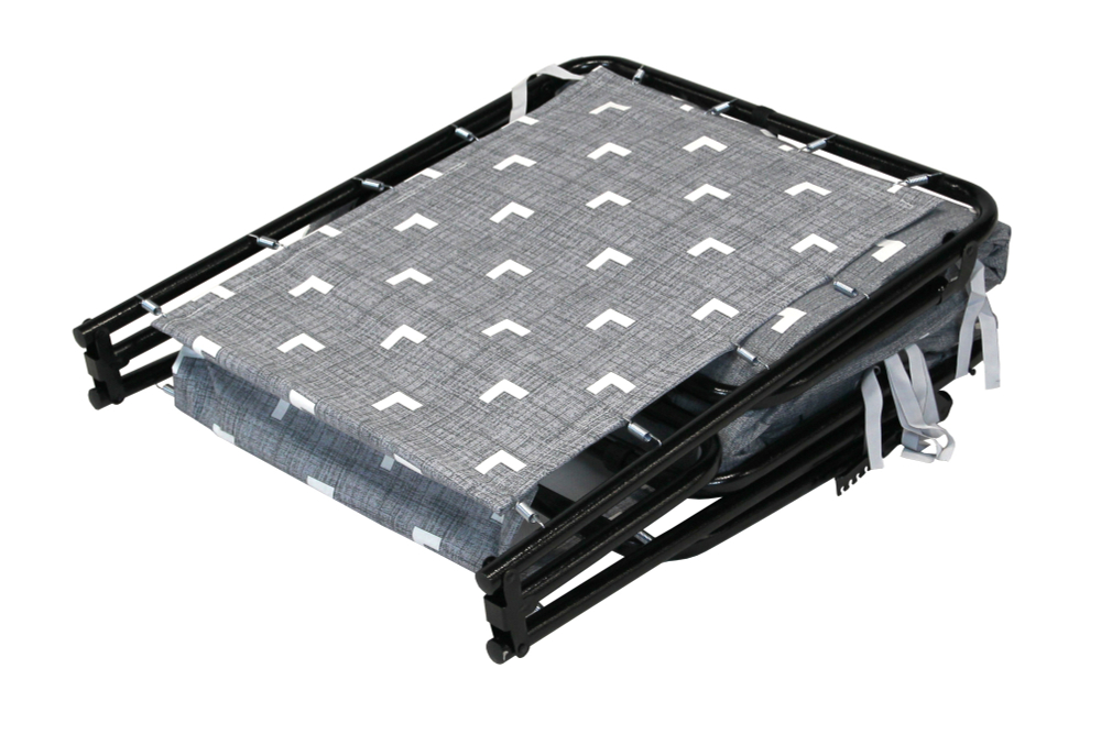 Кровать раскладная Соната мягкая лист 50мм арт.РП-700-Э-50 (цвет ткани серый рис.тетрис (1 шт. в уп.)